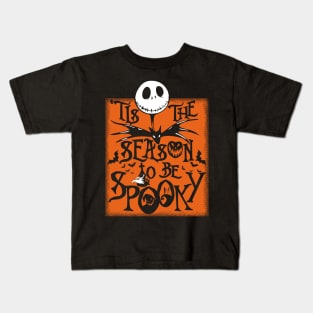 Spooky Halloween Horror Ghost Christmas Slogan Kids T-Shirt